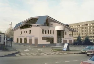 Диплом №1053 "Автомоечный пост с офисными помещениями и кафе в г. Москва"
