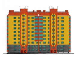 Диплом №2015 «10-ти этажный  жилой дом в г. Новосибирск»