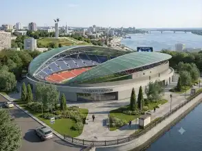 Диплом №1043 "Стадион на 40 тысяч мест с большепролетным покрытием раздвижного типа в г. Саратов"