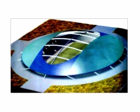 Диплом №1043 "Стадион на 40 тысяч мест с большепролетным покрытием раздвижного типа в г. Саратов"