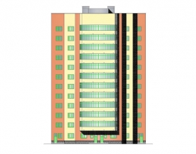 Диплом №2023 "12-этажное сборно-монолитное жилой здание с подвалом в г. Москва"