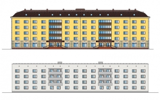 Диплом №5012 "Реконструкции здания общежития в г. Астрахань"