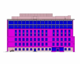 Диплом №5009 "Реконструкция офисного здания с надстройкой 4х этажей в г. Москва"