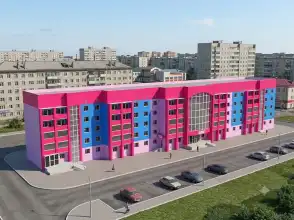 Диплом №1057 "Гостиница с встроенной столовой, парикмахерской и магазином в г. Березовский"