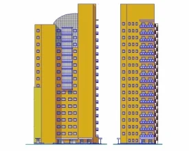Диплом №1236 "Здание 18-ти этажного торгово-административного комплекса в г. Благовещенск"
