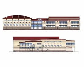 Диплом №1169 "Общественное здание с универсальным спортивным залом и бассейном в г. Томск"