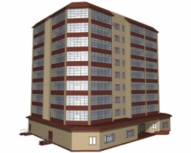 Дипломная работа: 9-этажный жилой дом со встроенными помещениями