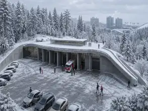 Диплом №1199 "Пожарное депо на санно-бобслейной трассе в г. Сочи"