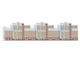 Диплом №2114 "Разноэтажное жилое здание с эксплуатируемой крышей  в г.  Санкт-Петербурге"