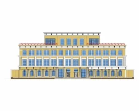 Диплом №1218 "4-этажное офисное здание в г. Москва"