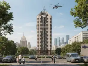 Диплом №2134 "Строительство 25-ти этажного монолитного жилого дома в г. Москва"